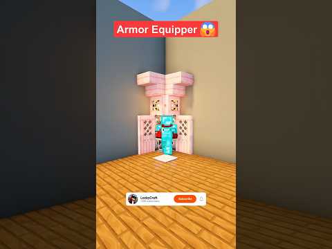 Minecraft Easy Armor Equipper😱 #shorts