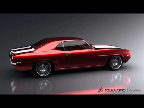SOLIDWORKS Visualize 1969 Camaro 360
