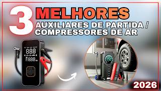 TOP3 Auxiliares de Partida e Compressores de Ar Portáteis 2026 - Custo Benefício