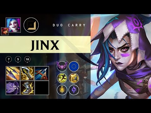 Jinx ADC vs Xayah - EUW Master Patch 25.24