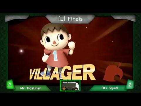 Mr. Postman (Villager) vs. DtJ Squid (Mario) [Loser's Finals] - Smash Sunday @ eBash