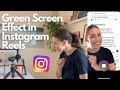 Use the Green Screen Effect in Instagram Reels 💚🤳 | Creator Hub Tutorials
