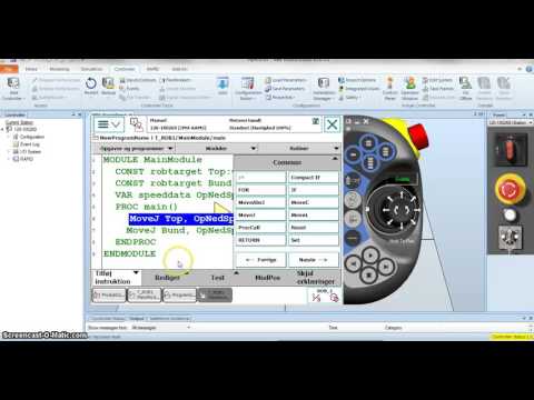 Lektion 5.1 ABB Robotstudie Speedvariabel