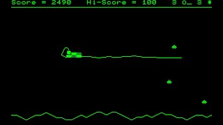 Sharp MZ-80A Game: Defender (1983)