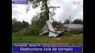 preview picture of video 'Destructora cola de tornado en la localidad de Humboldt'