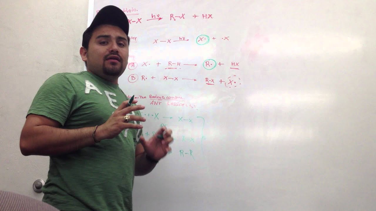 Free Radical Halogenations - Organic Chemistry