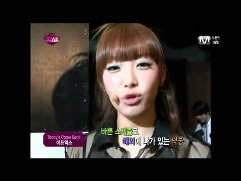110428 Vic sent message for Khun in Mnet's interview [[sub]
