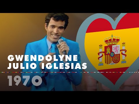 GWENDOLYNE – JULIO IGLESIAS(Spain 1970 – Eurovision Song Contest HD)