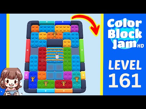 Color Block Jam Level 161 Solution Walkthrough