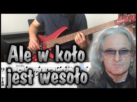 ALE W KOŁO JEST WESOŁO - PERFECT | Bass Cover (nuty, tabulatura) | Jak zagrać na basie #12