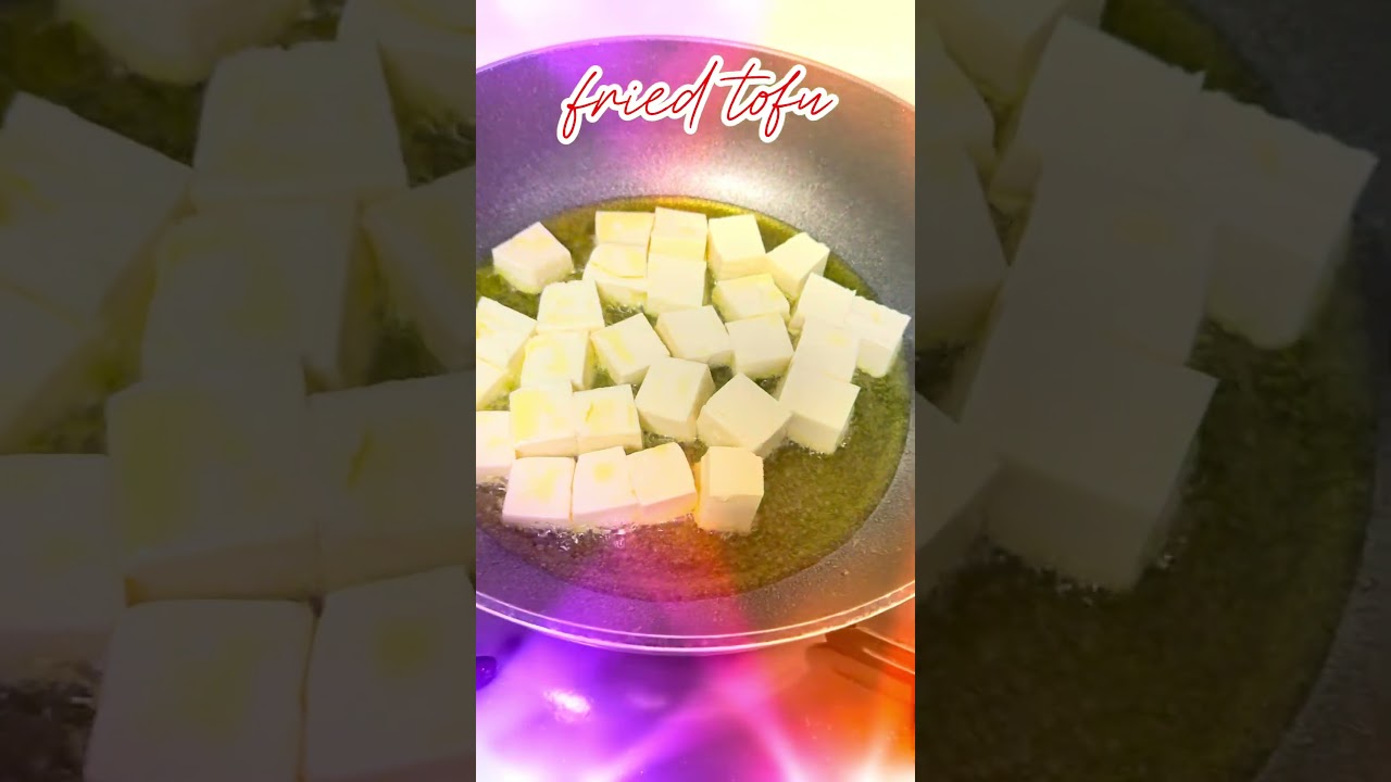 Fried tofu.  #trendingshorts #viralshorts #goodfriday #mocha2788