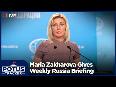 LIVE: Maria Zakharova Holds Weekly Foreign Ministry Briefing | AC113