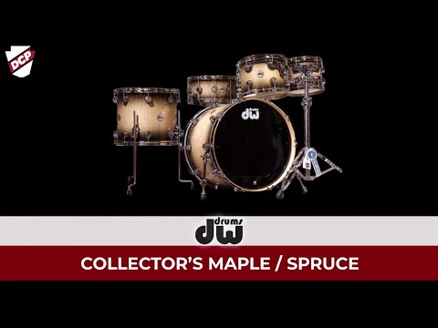 DW Collectors Exotic Maple Spruce Drum Set