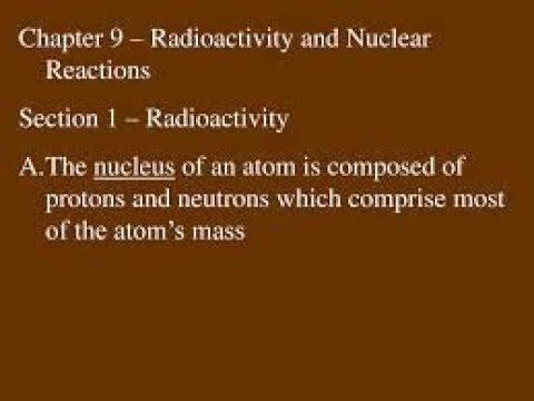 Radioactivity part 1 b