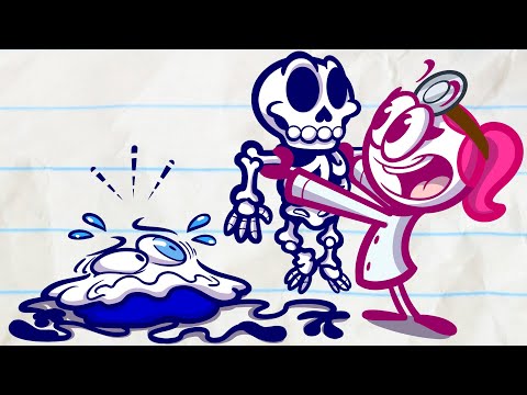 Pencilmate Loses All his BONES!!| Animated Cartoons Characters | Animated Short Films | Pencilmation