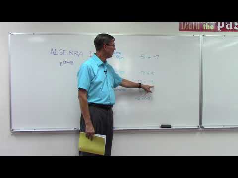 Algebra I 1097 - p 15-19