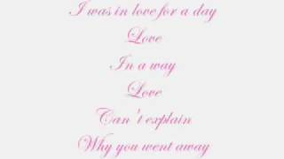 Jordan Pruitt - In Love For A Day w/lyrics