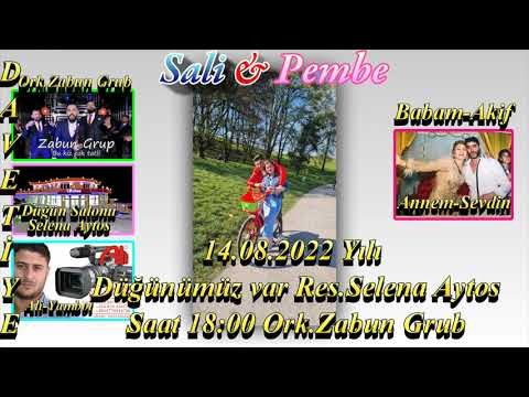 Davetiye 14 08 2022 Yılı Karnobat Sali & Pembe