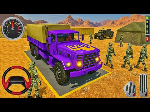 US Army Cargo Truck Simulator 3D - Vehicle Driving Mountain - 3D Android GamePlay Ep1