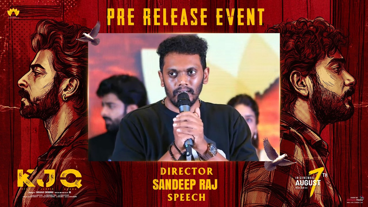 Director Sandeep Raj Speech at KJQ PRE RELEASE EVENT | Shreyas Media