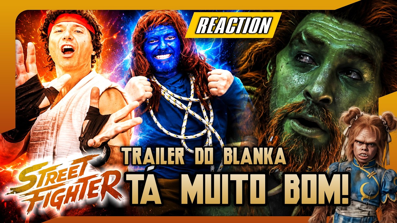 CADA VEZ MELHOR! 🔥 REAÇÃO À NOVA CENA DE STREET FIGHTER (BLANKA E RYU!)