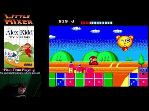 First time playing ALEX KIDD THE LOST STARS - Sega Master System