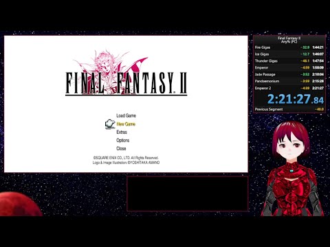 Final Fantasy II any% PC Pixel Remaster Speedrun - 2:21:27