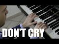 Guns N' Roses - Don't Cry piano cover play by ...