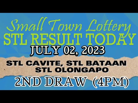 STL CAVITE, STL BATAAN & STL OLONGAPO 2ND DRAW 4PM RESULT JULY 02, 2023 #stlcaviteresulttoday