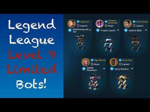 War Robots: Legend League with Level 9 Bots Hangar!