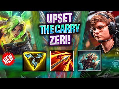 UPSET HARD CARRY WITH NEW CHAMP ZERI! - FNC Upset Plays Zeri ADC vs Draven! | Season 2022