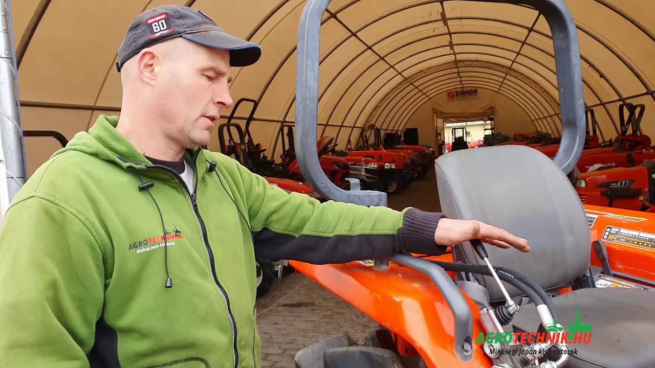 Hidraulika kiépítése japán kistraktorra