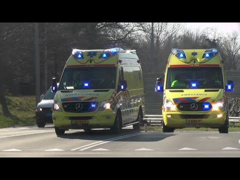 [Luchthoorn][28.03.'17] Otaris Ambulances met spoed in Blaricum