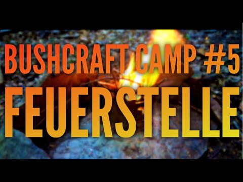 Buscraft Camp Lagerbau #5 - Feuerstelle und was leckeres zu Essen | Forestia Outdoor Food Test