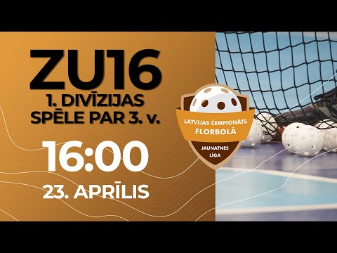 🎥 ZU16: Lielvārde/Ogre - Ķekavas Bulldogs (1. div. spēle par 3. vietu) (23.04.2023)