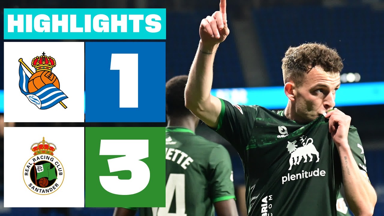 Real Sociedad B vs Real Racing Club Highlights