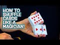 How To SHUFFLE Cards Like A Magician TOP 5
