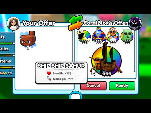 Trading YOUTUBERS In Brainrot Evolution (Roblox)