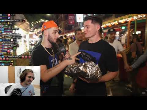 xQc Reacts To Glizzy Patrol With ABG Neal | Sidetalk