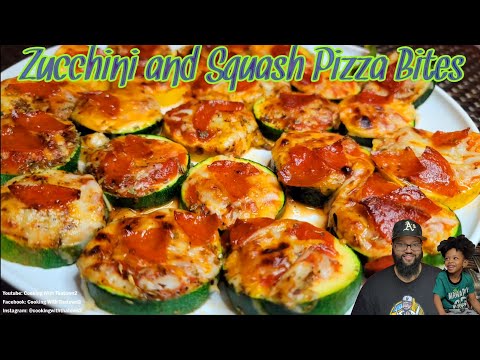Zucchini and Squash Mini Pizzas |  Pizza Bites | Keto | Low Carb | Cooking With Thatown2