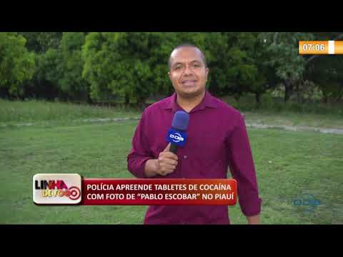 LINHA DE FOGO (31 10) POLíCIA APREENDE TABLETES DE COCAíNA COM FOTO DE "œPABLO ESCOBAR" NO PIAU