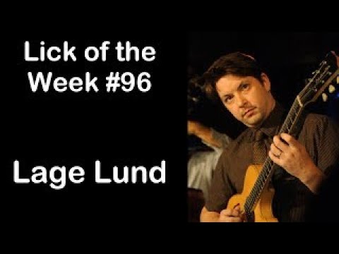 Lick of the Week #96 (Lage Lund Minor ii V I Lick)