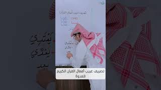 تصريف غريب أفعال القرآن الكريم (تعدوا) image