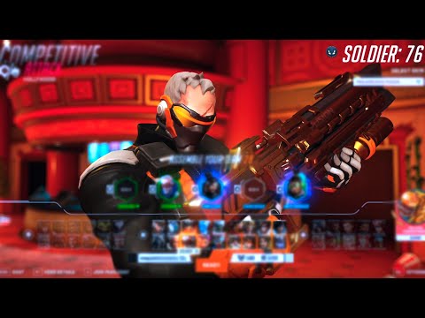 GALE is SHOWING HIS SOLDIER 76 SKILL - OVERWATCH 2 SEASON 10 TOP 500