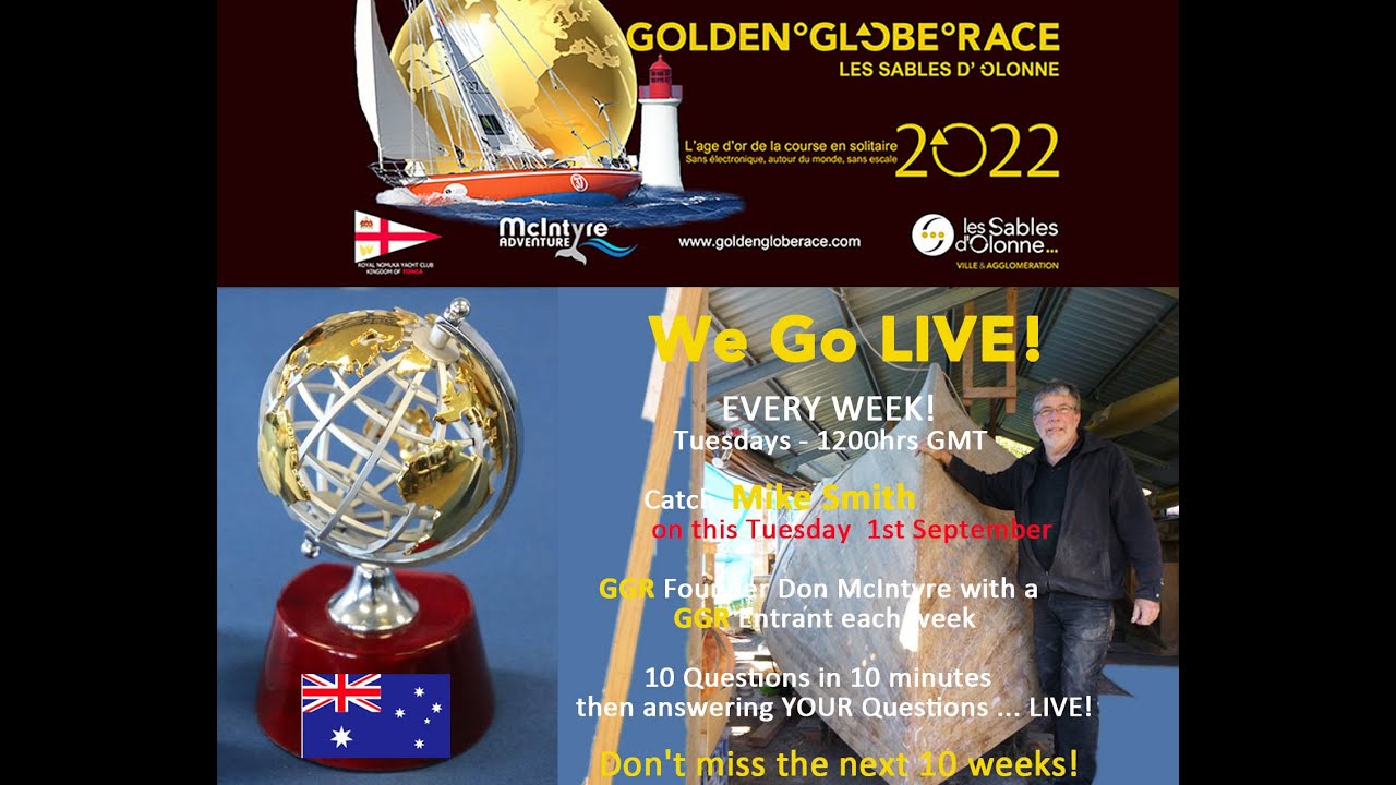 GGR Entrant Live interview NO. 14 with Australian Entry Mike Smith 01/09/2020