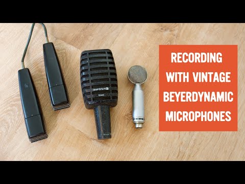 Vintage Beyerdynamic M81 dynamic microphone XLR image 6