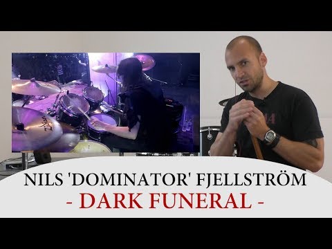 Drum Teacher Reacts to Nils 'Dominator' Fjellström - Former Drummer of Dark Funeral