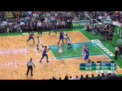 Kristaps Porzingis vs Boston Celtics 11.11.2016 (14Pts)