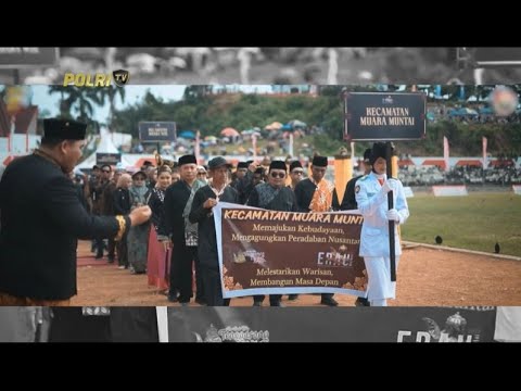 KAPOLRES KUKAR IKUTI PEMBUKAAN FESTIVAL ERAU ADAT KUTAI