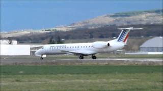 preview picture of video 'Air France by Regional Embraer ERJ 145 take off'